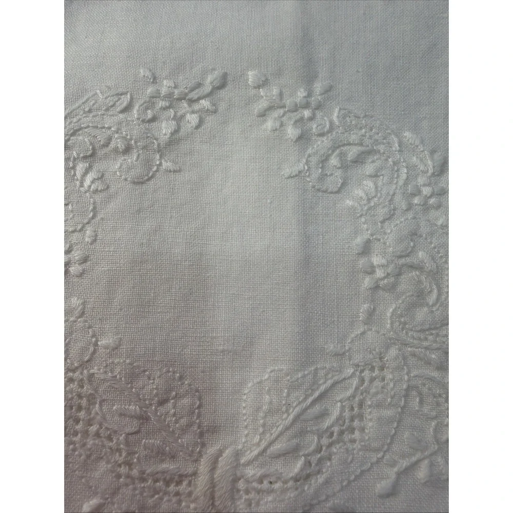 Vintage Old Guest Cotton Hand Towels‎ Beautiful Embroidery 527-2